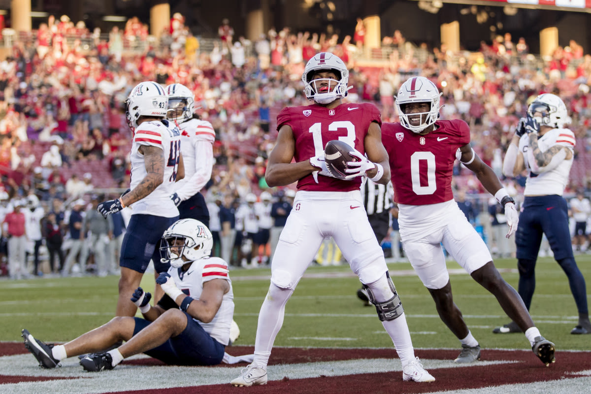 Stanford's Elic Ayomanor Ranks Among Best ACC Wide Receivers