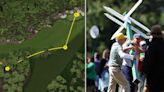 Bryson DeChambeau removes Masters signage en route to wild birdie