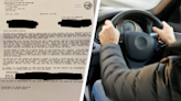 Driver shocked by how brutal letter is from DMV due to having traffic convictions