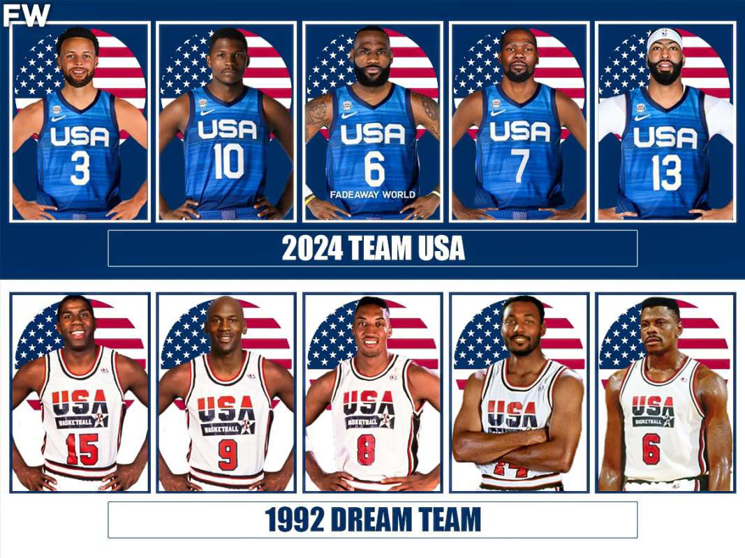 2024 Team USA vs. 1992 Dream Team: Who Would Win An Olympic Gold Medal Game?