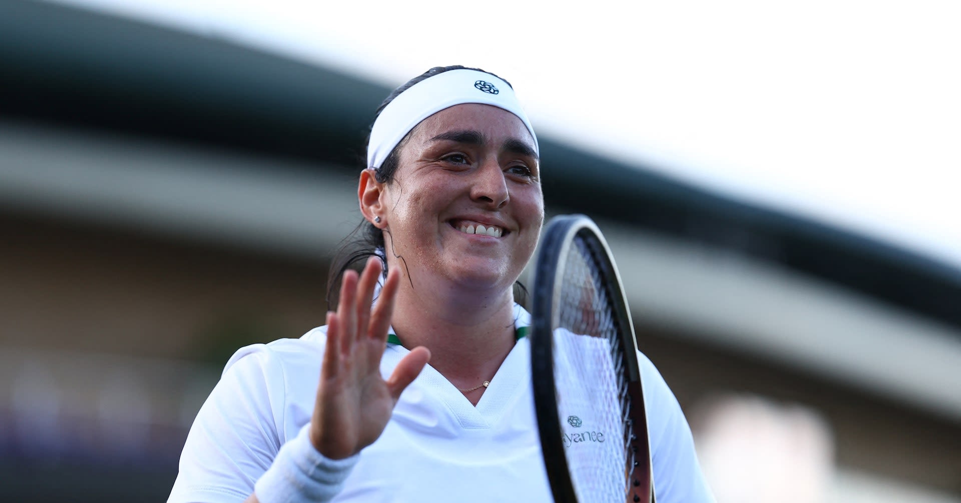 Jabeur blasts her way into Wimbledon second round in under an hour