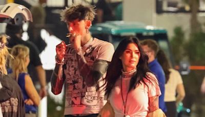 Megan Fox & Machine Gun Kelly Support His Bestie Travis Barker at Blink-182 L.A. Concert