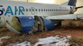Boeing 737-300 catches fire on runway in Senegal, injures 10