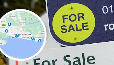 MAPPED: The most and least expensive streets across Southend borough