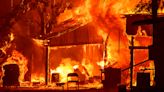 Park Fire: Dramatic photos capture charred homes as firefighters try to put out one of California's largest fires ever