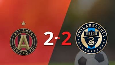 Muchos goles en el empate a 2 entre Atlanta United y Philadelphia Union