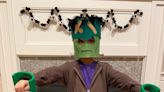 My son asked to be a Lego Frankenstein for Halloween. This is how we made it happen.