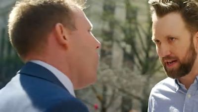 Jordan Klepper Has Mind-Melting Encounter With Trump Supporters Outside NY Trial