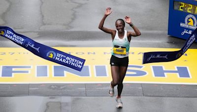 Women's Olympic marathon in Paris records a 1st by running last instead of the men's race