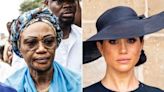 First Lady of Nigeria Denies Claims She Dissed Meghan Markle's 'Dressing'
