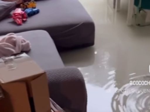 千萬豪宅擋不住暴雨洪水 名模蔣怡住家也慘淹