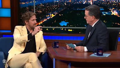 Ryan Gosling Steps Into The Colbert Questionnaire And Reveals Deep Secrets