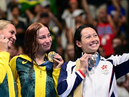 Hong Kong swimmer Haughey congratulated by Tánaiste on winning Olympics bronze medal