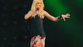 Horrifying moment rock star Taylor Momsen is bitten by a bat while on stage
