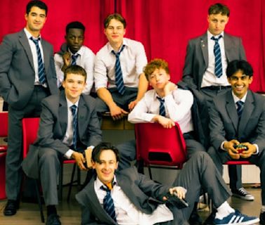 Cast Set for THE HISTORY BOYS at The Belgrade Theatre