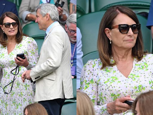 Kate Middleton’s Mother Carole Fashions Maxidress From Favorite Brand Me+Em for Wimbledon 2024 Day 10