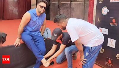 Kundali Bhagya fame Sanjay Gagnani sprains his leg amidst dance rehearsals for an award show - Times of India