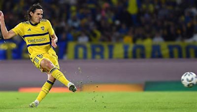 La chicana de Estudiantes a Edinson Cavani tras la eliminación de Boca