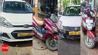 Opinion divided, cops stop clamping of vehicles a day after crackdown | Kolkata News - Times of India