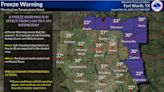 No icy temps in Fort Worth, but freeze warning issued for several North Texas counties