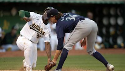 Joey Estes, Athletics shut down Mariners