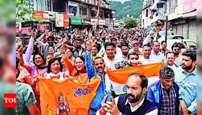 Himachal mosque row: Hindu groups clash with police in Kullu; Muslim body denies masjid illegal | India News - Times of India