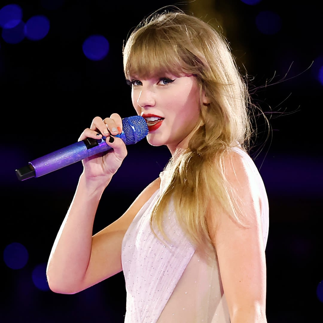 Why Taylor Swift's Lilac Short Skirt Is Going Viral After Tortured Poets Department Reference - E! Online