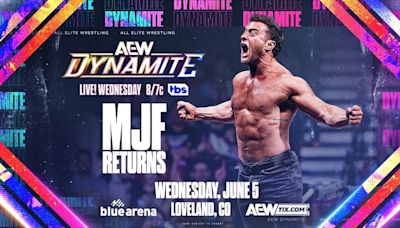 MJF regresará a AEW Dynamite el 5 de junio de 2024