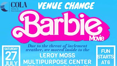 Parks and Recreation moves Barbie movie themed event to new location - ABC Columbia