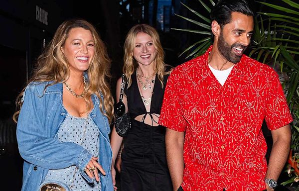 Blake Lively, Brandon Sklenar and Hasan Minhaj Have “It Ends With Us” Cast Night Out at New York City Hot Spot