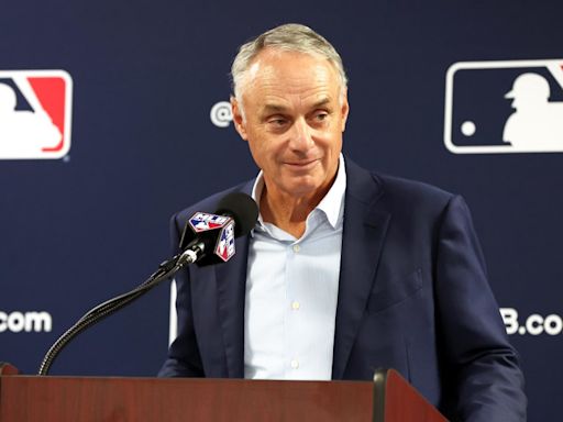 Rob Manfred States Robot Home Plate Umpires Unlikely for 2025 MLB Season