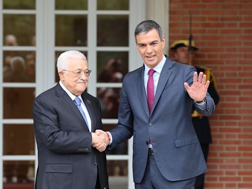 Sánchez y el presidente palestino condenan a Israel y exigen el fin de la guerra en Gaza