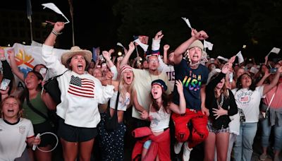 Thousands in Washington Square as Utah and Salt Lake get the Games