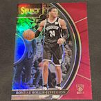 17 18 Select - “約旦 Kobe” Rondae Hollis-Jefferson 限量/199 紅亮面平行卡