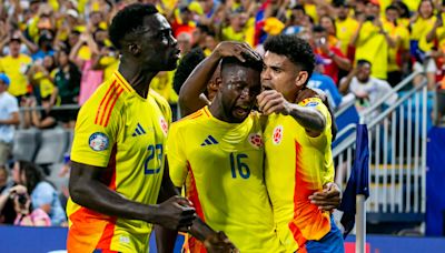 Copa América: Colombia upends Uruguay a man down in tense semifinal that ends in violence