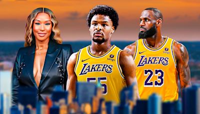 LeBron James' wife reacts to Lakers drafting Bronny James