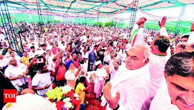 Congress will ensure no youth is forced to migrate: Bhupinder Singh Hooda | Chandigarh News - Times of India