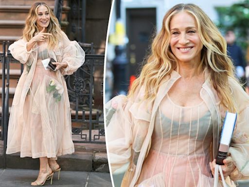 Sarah Jessica Parker goes sheer while filming ‘And Just Like That’: ‘If her bra isn’t showing she isn’t living!’