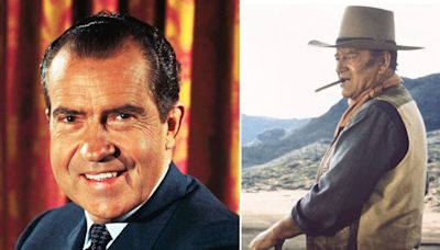 The John Wayne Western movie Richard Nixon used for his own political ends