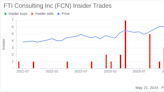 Insider Selling: CFO Ajay Sabherwal Sells Shares of FTI Consulting Inc (FCN)