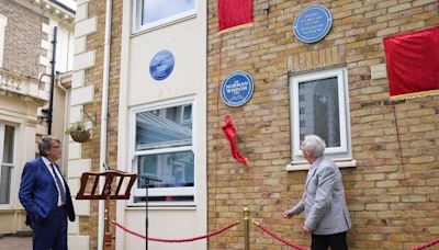 Blue plaques unveiled for stars including Sir Norman Wisdom and Leslie Grantham