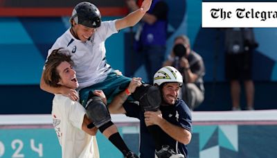 Team GB skateboarder Andy Macdonald, 51, becomes cult hero in Paris in front of Tony Hawk