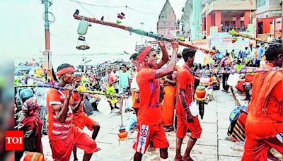 KV Dham Shrawan Monday Preparations | Varanasi News - Times of India