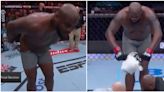 Derrick Lewis produced ice-cold celebration after KO'ing opponent - then mooned the crowd