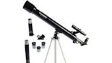 You can grab the Celestron PowerSeeker 50AZ for $50