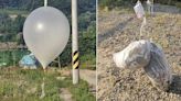 Corea del Norte envía globos rellenos de basura y desechos a Corea del Sur