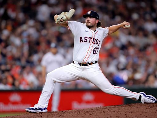 Astros Outright Parker Mushinski