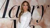 Jennifer Lopez looked regal in a white wedding dress that featured a mermaid silhouette and cathedral train for her second wedding to Ben Affleck