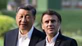 Xi Jinping llega al Palacio del Elíseo para reunirse con Macron y Von der Leyen