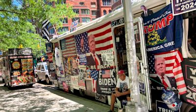 Trump fans' bus loaded with MAGA merchandise crashes in New York City